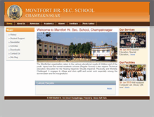 Tablet Screenshot of montfortchampaknagar.org